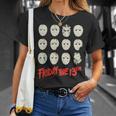 13日の金曜日 ハロウィン デザインマスク Tシャツ 彼女への贈り物