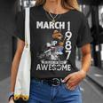 39Th Birthday Legends March 1987Intage 39 Years Old Tシャツ 彼女への贈り物