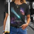 3IAtlas 2025 Astronomía Cósmica Espacial Cometa Interestelar Camiseta unisex Regalos para ella