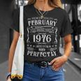 50歳の誕生日レジェンドは1976年2月に誕生しました。 Tシャツ 彼女への贈り物