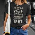 59歳の誕生日 1967年生まれのクラシックカー Tシャツ 彼女への贈り物