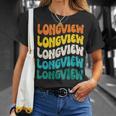 70S Longview 70年代のロングビュー 長袖tシャツ Tシャツ 彼女への贈り物