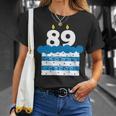 89 歳の誕生日番号 89 89 歳の誕生日番号 長袖tシャツ Tシャツ 彼女への贈り物