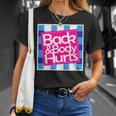 Back & Body Hurts シャツ 面白いギフト 背中とボディ Tシャツ 彼女への贈り物
