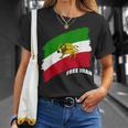 Bandera De Irán Con De León Camiseta unisex Regalos para ella