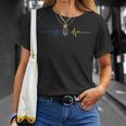 Bandera De Ucrania Tridente Ucraniano Estoy Con Ucrania Camiseta unisex Regalos para ella