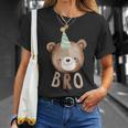 Bro Bear 1St Birthday Beary First Birthday Matching Family T-Shirt Gifts for Her