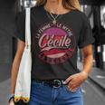 Cécile La Le Mythe La Légende Cecile T-Shirt Cadeaux pour elle