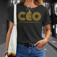Ceo チーフエンターテインメントオフィサー Tシャツ 彼女への贈り物