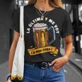 Cerveza Cervecero Cervecería Alcohol La Ultima Y Meoy Camiseta unisex Regalos para ella