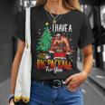 C'est Drôle J'ai Un Gros Colis Pour Toiilain Gros Gars Noir T-Shirt Cadeaux pour elle