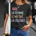 Copine Humour Cadeau Personnalisé Prénom Jade T-Shirt Cadeaux pour elle