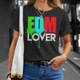 Cute Edm Cool Edm Lover Rave ホワイトインク Tシャツ 彼女への贈り物
