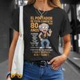 De 80 Cumpleaños Para Hombre Citas Divertidas Y Divertidas Camiseta unisex Regalos para ella