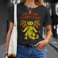 Dragon Cannelloni 面白いイタリアンブレインロットパスタスラングミーム Tシャツ 彼女への贈り物