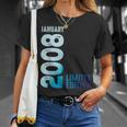 Edición Limitada 2008 Enero 2008 Camiseta unisex Regalos para ella
