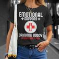 Emotionalupport Drinking Buddy Adultarcastic Humor Tシャツ 彼女への贈り物