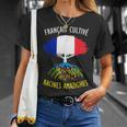 Français Cultivé Racines Algériennes Cadeau Kabyle Flag T-Shirt Cadeaux pour elle