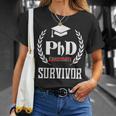 PhdurvivorFor Graduationtudent Tシャツ 彼女への贈り物