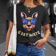 G Day Mate カンガルーオーストラリア国旗シャツ オーストラリア オーストラリア Tシャツ 彼女への贈り物