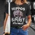 Hippos Are Mypirit アニマルシャツ – Hippos Lover Tシャツ 彼女への贈り物