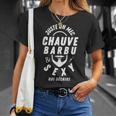 Homme Chauve Barbu Etexy Humour Homme Calvitie T-Shirt Cadeaux pour elle