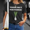 Humour Poireau Légume Touche Pas À Mon Poireau T-Shirt Cadeaux pour elle