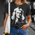 Isaac Newton Leyes De La Física Matemáticas Camiseta unisex Regalos para ella