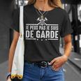 Je Peux Pas Jeuis De Garde Pompier Pompiers Drôle Humour T-Shirt Cadeaux pour elle