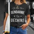 Jeuis Un Gendarme Qui Déchire Idée Cadeau Rigolo Gendarme T-Shirt Cadeaux pour elle