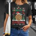 Joyeux Noël Pizza Pull Laidapin De Noël Amusant T-Shirt Cadeaux pour elle