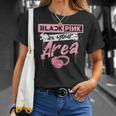 K-Pop 韓国ポップファッション ブラック ピンク 韓国 K-Pop好き向け Tシャツ 彼女への贈り物