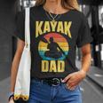 Kayak Papà Kayakista Kayak Hobby Kayak Padre Papà Papà Papà Maglietta Regalos para ella