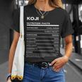 Koji 栄養成分表示 Tシャツ 彼女への贈り物