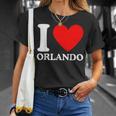 I Love Orlando I Heart Orlando Camiseta unisex Regalos para ella