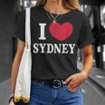 I Loveydney シドニーが大好き Tシャツ 彼女への贈り物