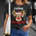 Lustige Rentier Frohe Weihnachten T-Shirt Cadeaux pour elle