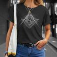 Masonic スクエア&コンパス フリーメイソン Alleeing Eye Tシャツ 彼女への贈り物