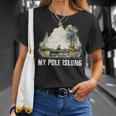 My Pole Is Long Fishing ハンティング フィッシャーマン ハンター 父の日 Tシャツ 彼女への贈り物