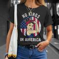 No Kings Vintage America No Kings In America T-Shirt Gifts for Her