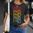 Phdレトロドクターphdスクールファニー。 Tシャツ 彼女への贈り物