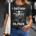 Poulpe Jouant De La Batterie Drumming Band Musique Musicien T-Shirt Cadeaux pour elle