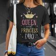 Queen And Princess Duo Matching Mom Mother Daughter Mommy T-Shirt Gifts for Her Queen And Princess Duo Matching Mom Mother Daughter Mommy T-Shirt Gifts for Her