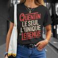 Quentin Homme Humour Idée Cadeau Humoristique Drôle T-Shirt Cadeaux pour elle