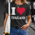 Red Heart I Love Thailand Tシャツ 彼女への贈り物