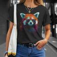 Red Panda サングラスアートワーク Tシャツ 彼女への贈り物