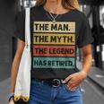 Retirement Retro Vintage Style The Legend Has Retired Men T-Shirt Gifts for Her Retirement Retro Vintage Style The Legend Has Retired Men T-Shirt Gifts for Her