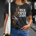 Rock Paper Crispr Dna 生物学者 遺伝子工学 Tシャツ 彼女への贈り物