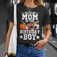 All Star Mom Of The Birthday Boy Basketball Soccer Sport T-Shirt Gifts for Her