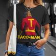 Taco-Man 面白い 反トランプ ハロウィーン 政治的コスチュームアイデア Tシャツ 彼女への贈り物